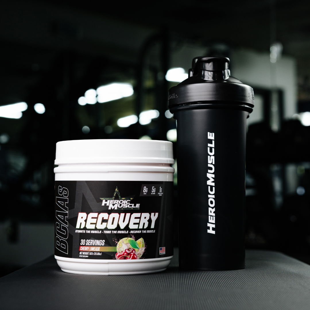 Recovery Hydration Mix with shaker bottle