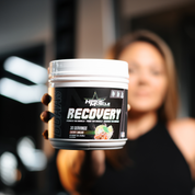 Recovery muscle hydrating mix with model